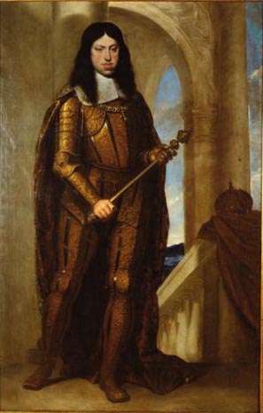 Kaiser Leopold I. (1640-1705) im Kranungsharnisch